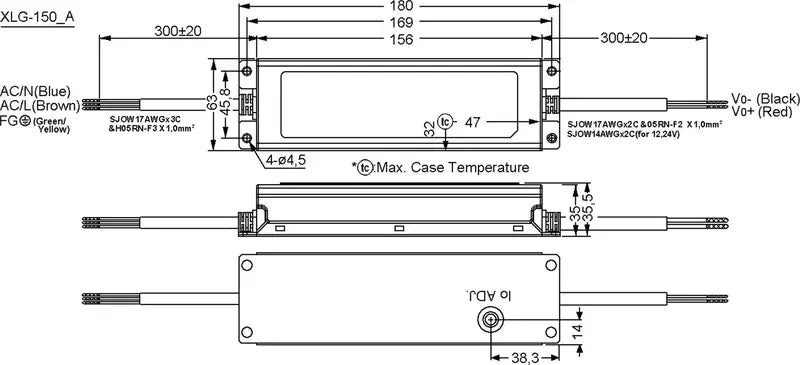 B-Ware Led Treiber Konstantspannung Konstantstrom Metall Mean Well - 4021087051675