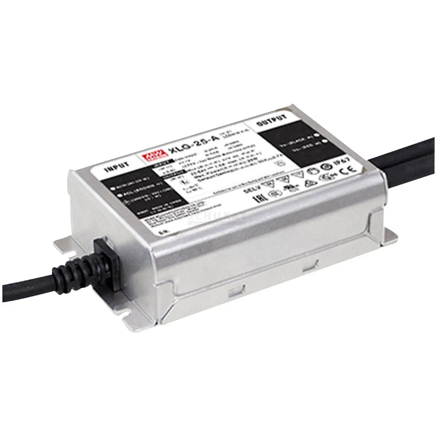 B-Ware Mean Well Led Treiber Vorschaltgerät Konstantleistung Metall 25 W 250 M A Ip67 - 4711287456737