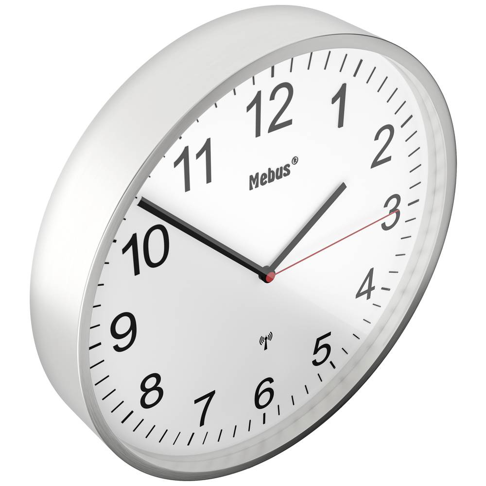 Mebus 19411 Funk Wanduhr Uhr Hängeuhr Funkuhr Küchenuhr578