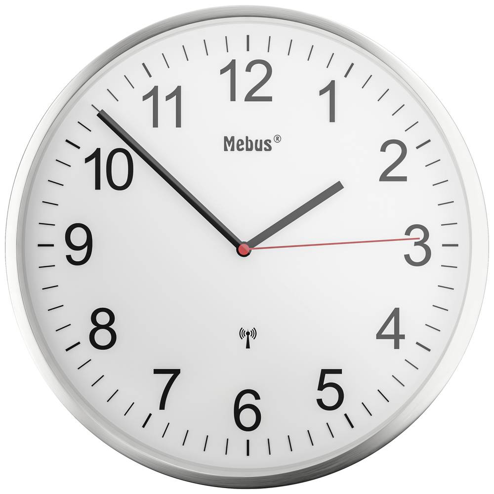 Mebus 19411 Funk Wanduhr Uhr Hängeuhr Funkuhr Küchenuhr B-Ware - 4007218194114