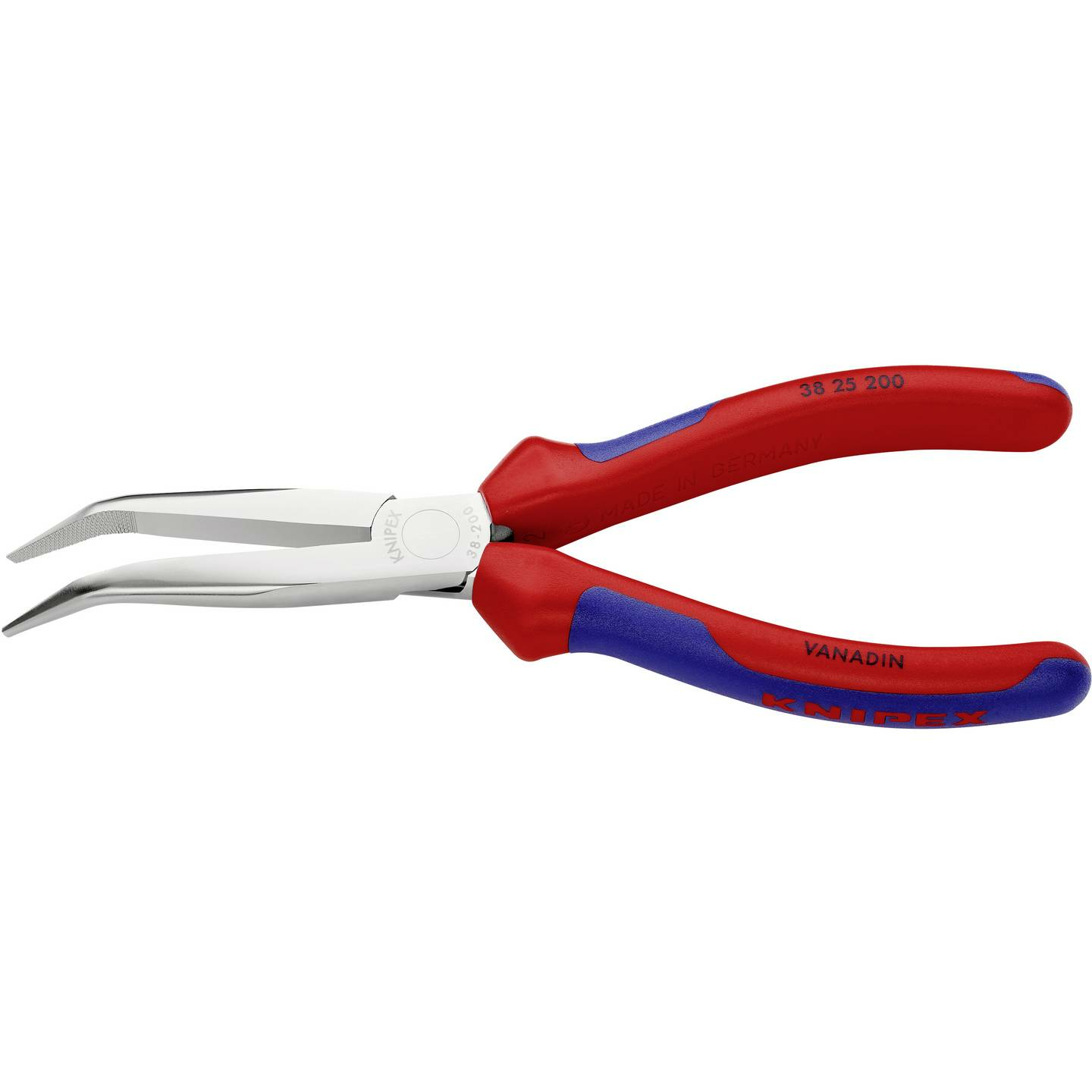 B-Ware Knipex Elektronikmechanik Feinmechanik Flachrundzange Zange 40° Gebogen 200205 - 4003773043669