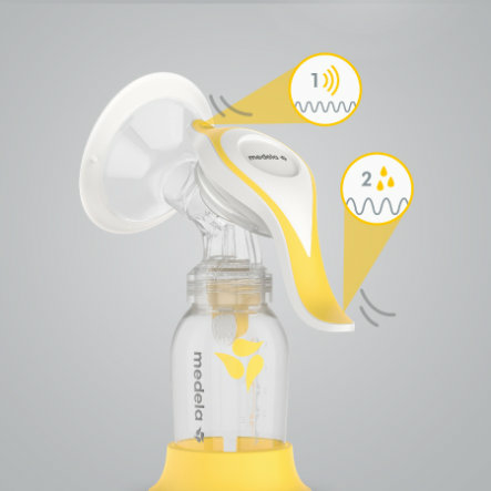 B-Ware Medela Handmilchpumpeset Pumpe Stillpumpe Brustpumpe Harmony Essentials Pack - 7612367073660
