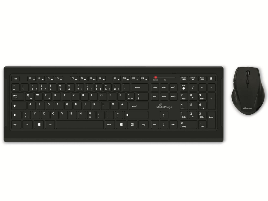 Mediarange Funk Tastatur/Maus Set Wireless Keyboard Mros104 Siehe Text/Foto B-Ware - 4260283117819