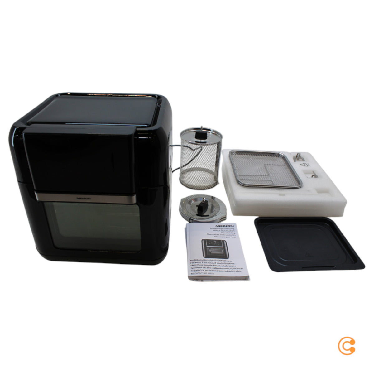 Medion Air Fryer Multifunktions-Heißluftfritteuse Fritteuse 10L SIEHE TEXT/FOTO - 4061275211788