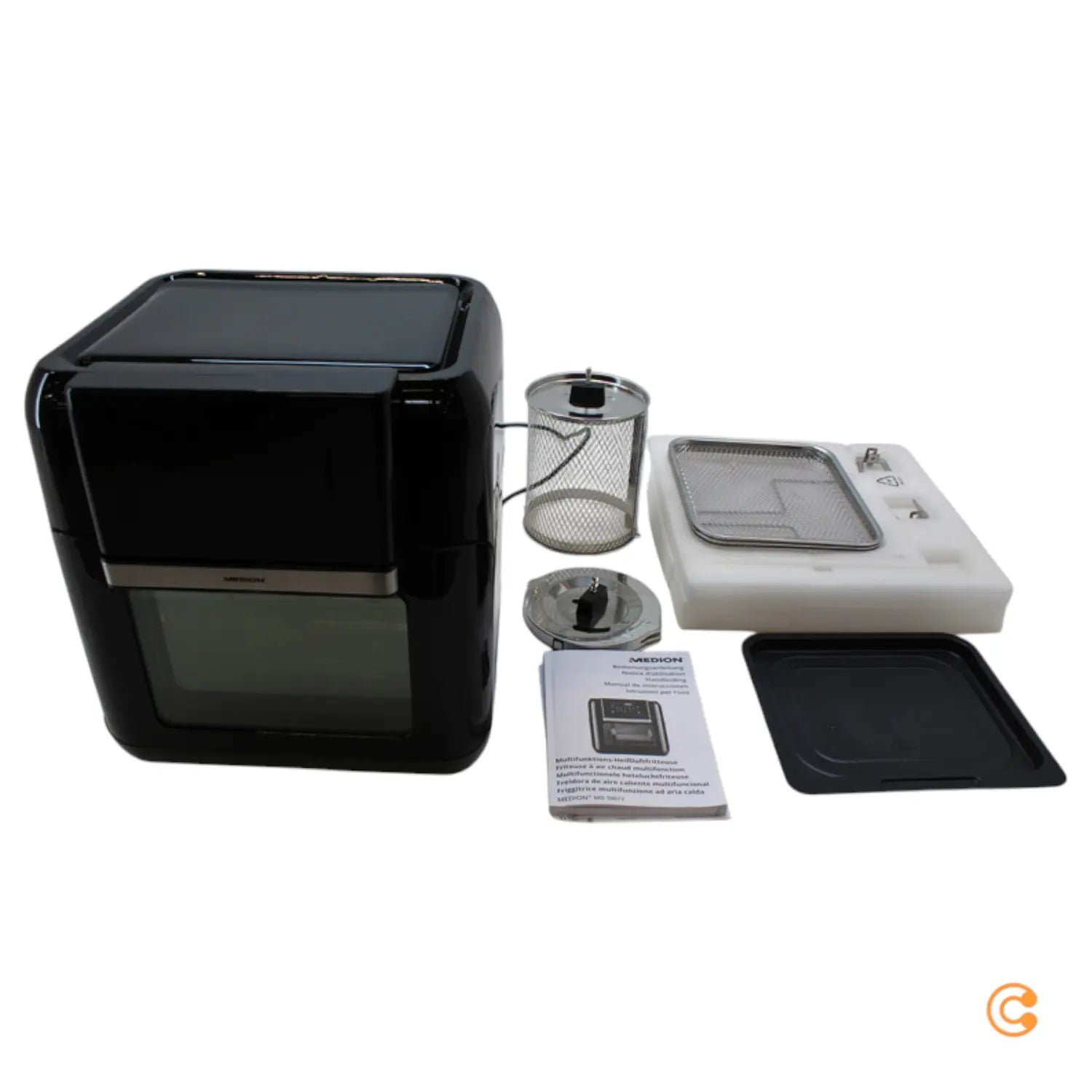 B-Ware Medion Air Fryer Multifunktions Heißluftfritteuse Fritteuse 10 L Siehe Text/Foto - 4061275211788