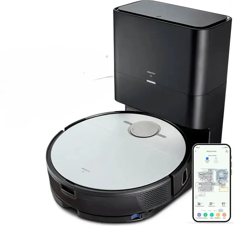 B-Ware Medion Md 20004 X50 Saugroboter Reinigungsgerät Laser Wischfunktion Siehe Text - 4061275199802