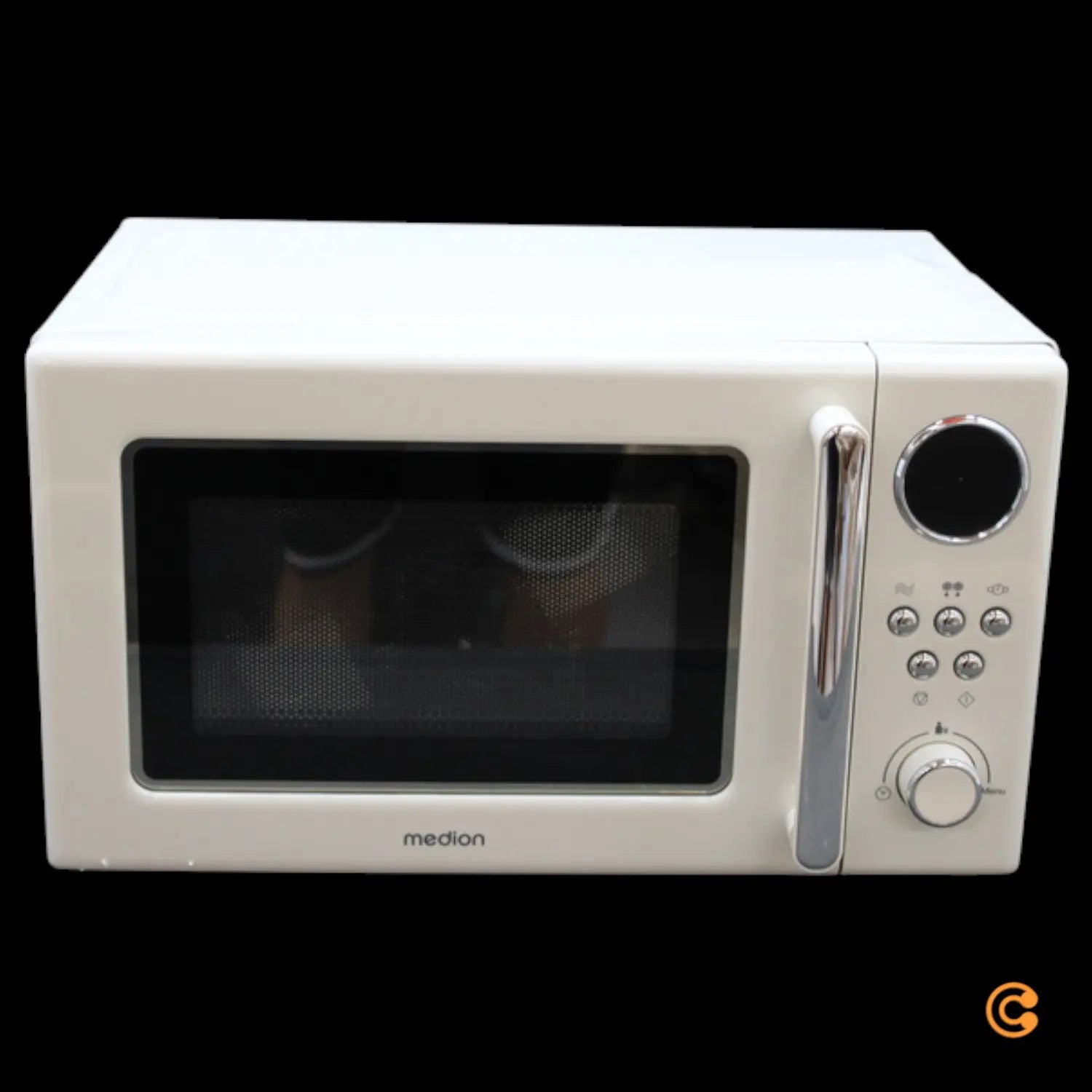 B-Ware Medion Md15000 Mikrowelle Solo Retro Mikrowellenofen Beige 800 W Siehe Text/Foto - 4061275225945
