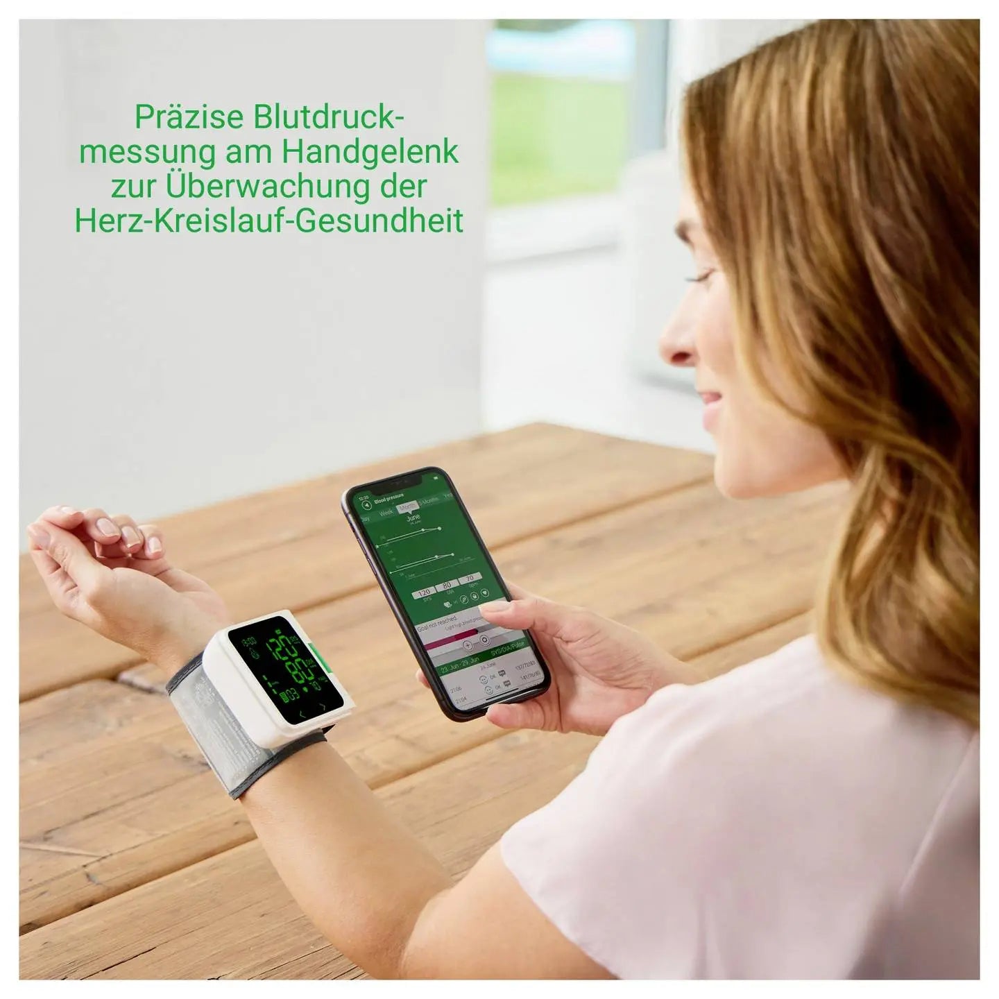 B-Ware Medisana Blutdruckmessgerät Blutdruckmesser Handgelenk Weiß Bluetooth Speicher - 4015588510762