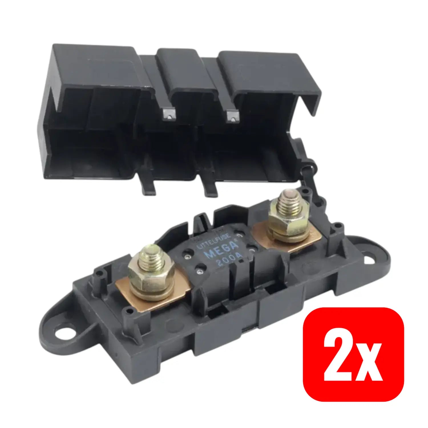 B-Ware Littelfuse 02981001 Zxt Kfz Sicherungshalter Kfz Sicherungen 500 A 2 Stück - 2050009308179