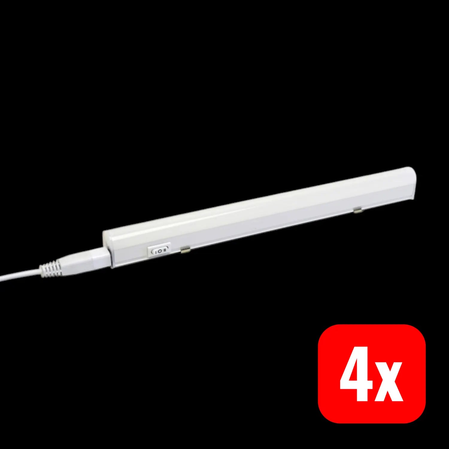 B-Ware Megatron Pinolight Cct Led Unterbauleuchte 9.5 W Unterbaulampe 87,3 Cm 4 Stück - 4020856772247