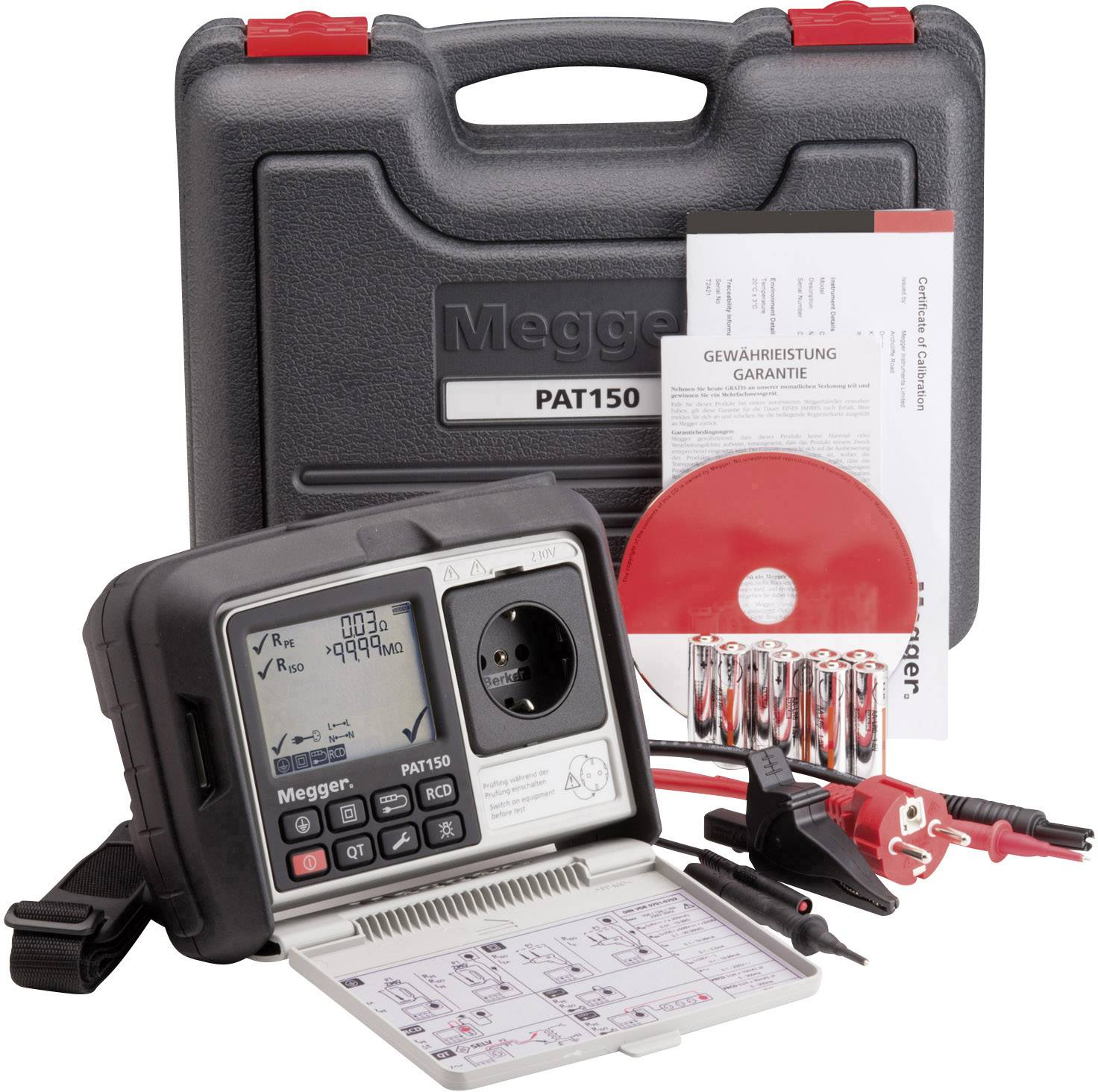 Megger 1003 068 Gerätetester Vde Norm 0701 0702 Messgeräte Test  Defektware D-Ware - 5036175226780