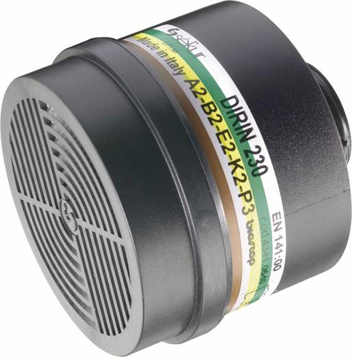 B-Ware Ekastu Mehrbereichsfilter Kombifilter Gasmaske A2 B2 E2 K2 P3 Kunststoff 3 Stück - 4013207422007