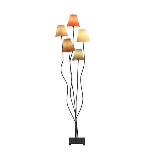 B-Ware Lindby Melis Stoff Stehlampe Wohnzimmerleuchte Deko Leseleuchte Standleuchte E14 - 4251096545746