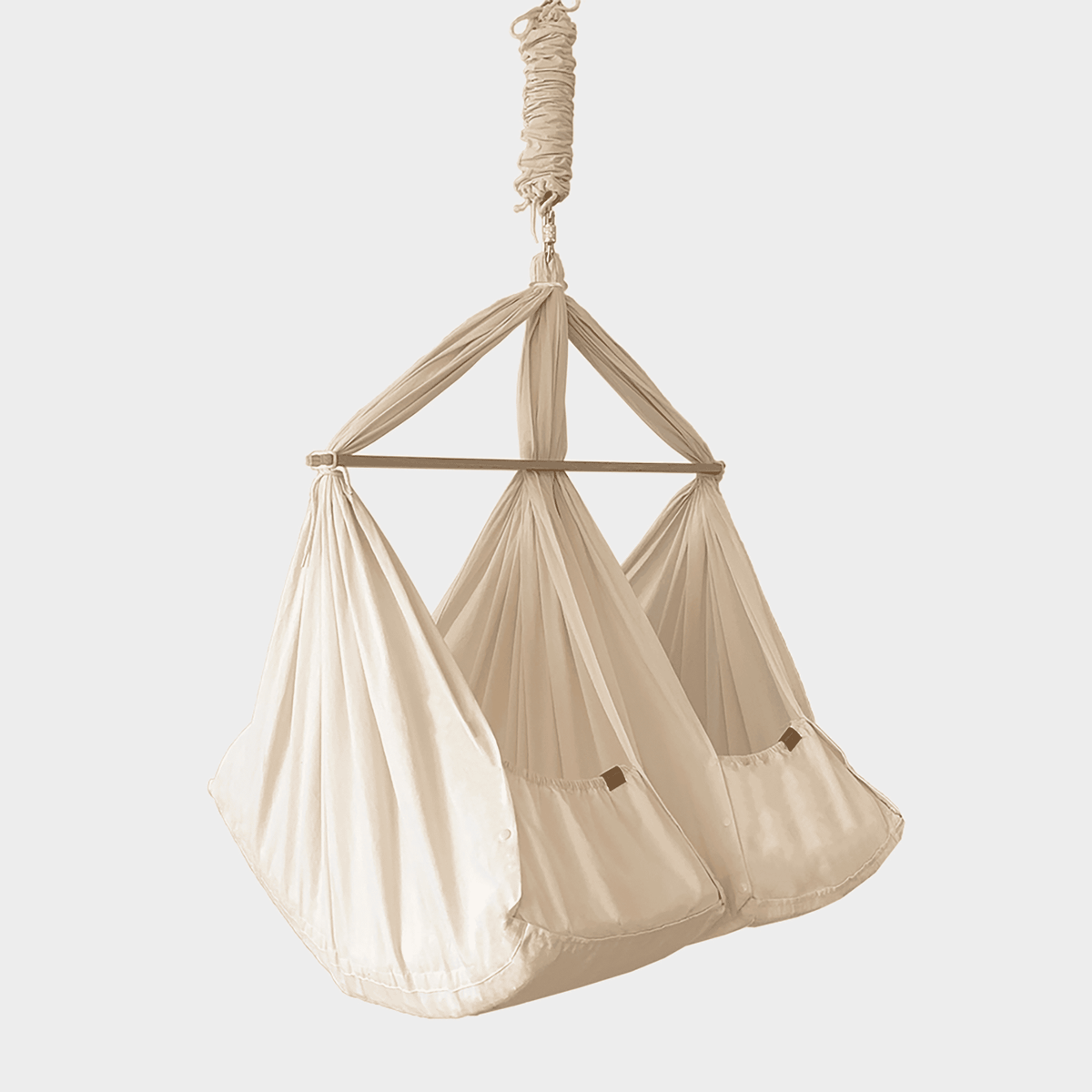 MEMBANTU Cozy Cradle Federwiege Babywiege Zwillinge Natur Baumwolle - 5745000621040