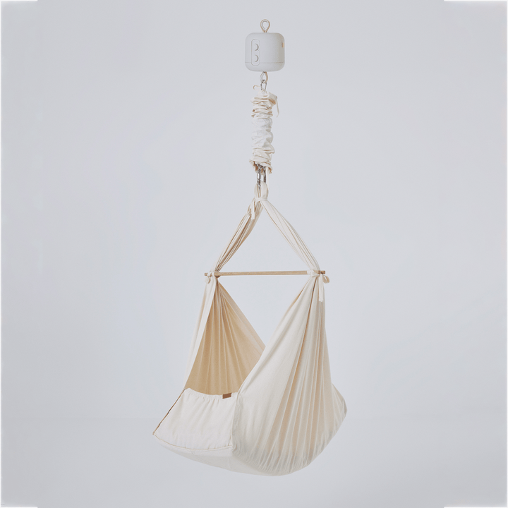 Membantu Set Federwiege Hängematte Baby Feder Wiege Motor Bio Baumwolle Wiege B-Ware - 5707582026354