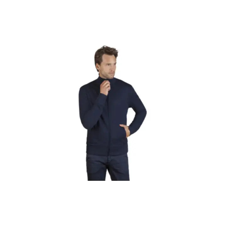 B-Ware Sweatjacke Hoodie Jacke Promodoro Baumwolle Herren Marine Gr L155 - 4250484273285