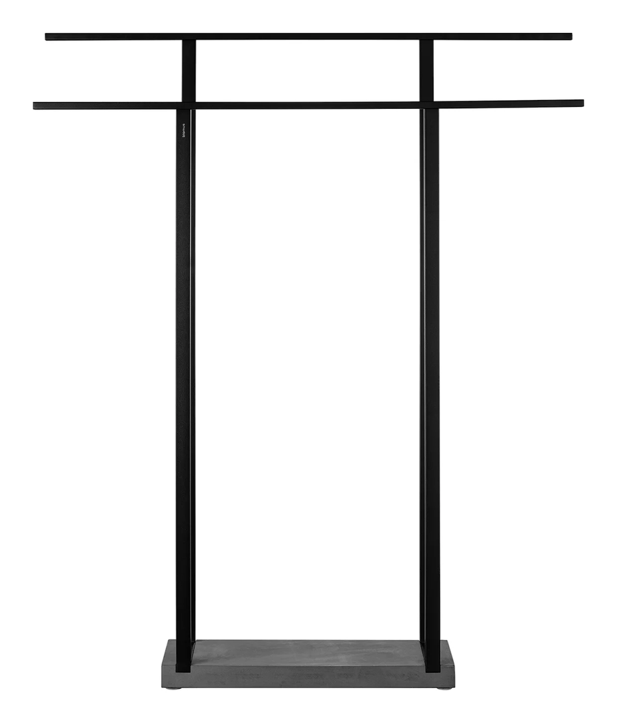 Blomus Menoto Handtuchständer Handtuchhalter Badständer 75x16x90cm Schwarz       B-Ware - 4008832793196
