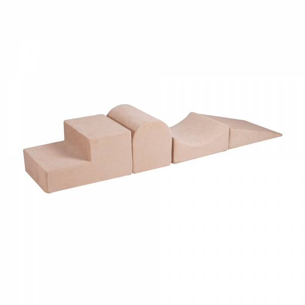 Meow Baby Schaumspielset Spielmatte Kinder Spielzeug Velvet Ecru Rosé Spiel B-Ware - 5903849631372