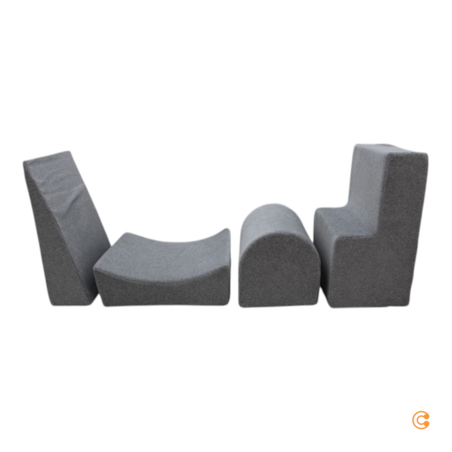 Meow Baby Schaumspielset Spielpolster Indoor Hellgrau Spielplatz Siehe Text/Foto B-Ware - 5900378765394