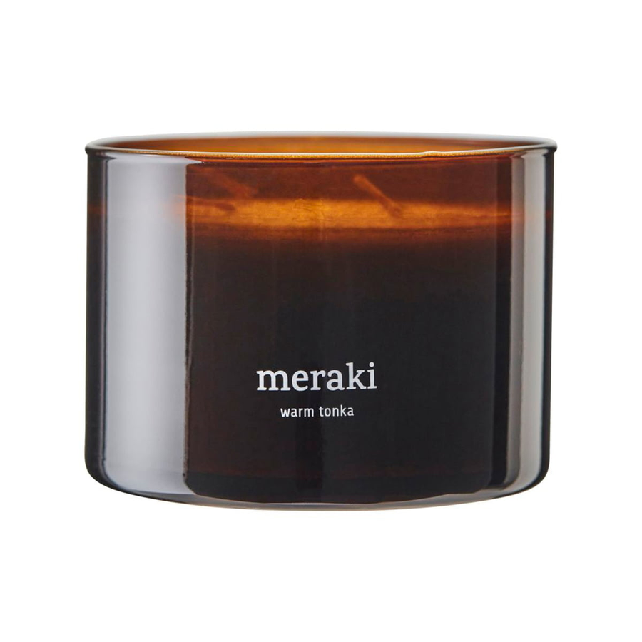 Meraki Duftkerze Geruchskerze ø 10 Cm Warm Tonka Sojakerze B-Ware - 5707644892101