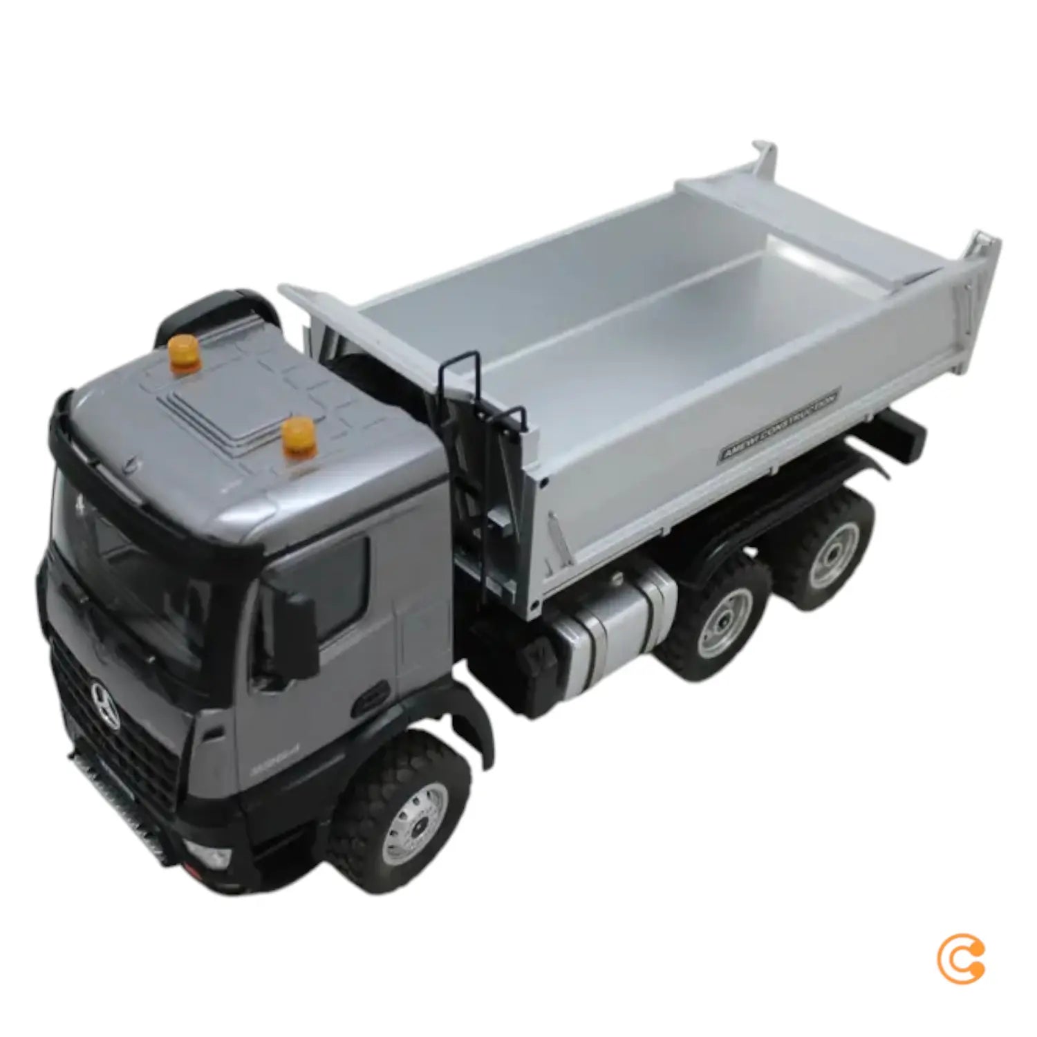 B-Ware Mercedes Benz Arocs Kipper Rc Lkw Modell 1:14 Rtr 6x6 Grau Siehe Text/Foto - 4262408976431