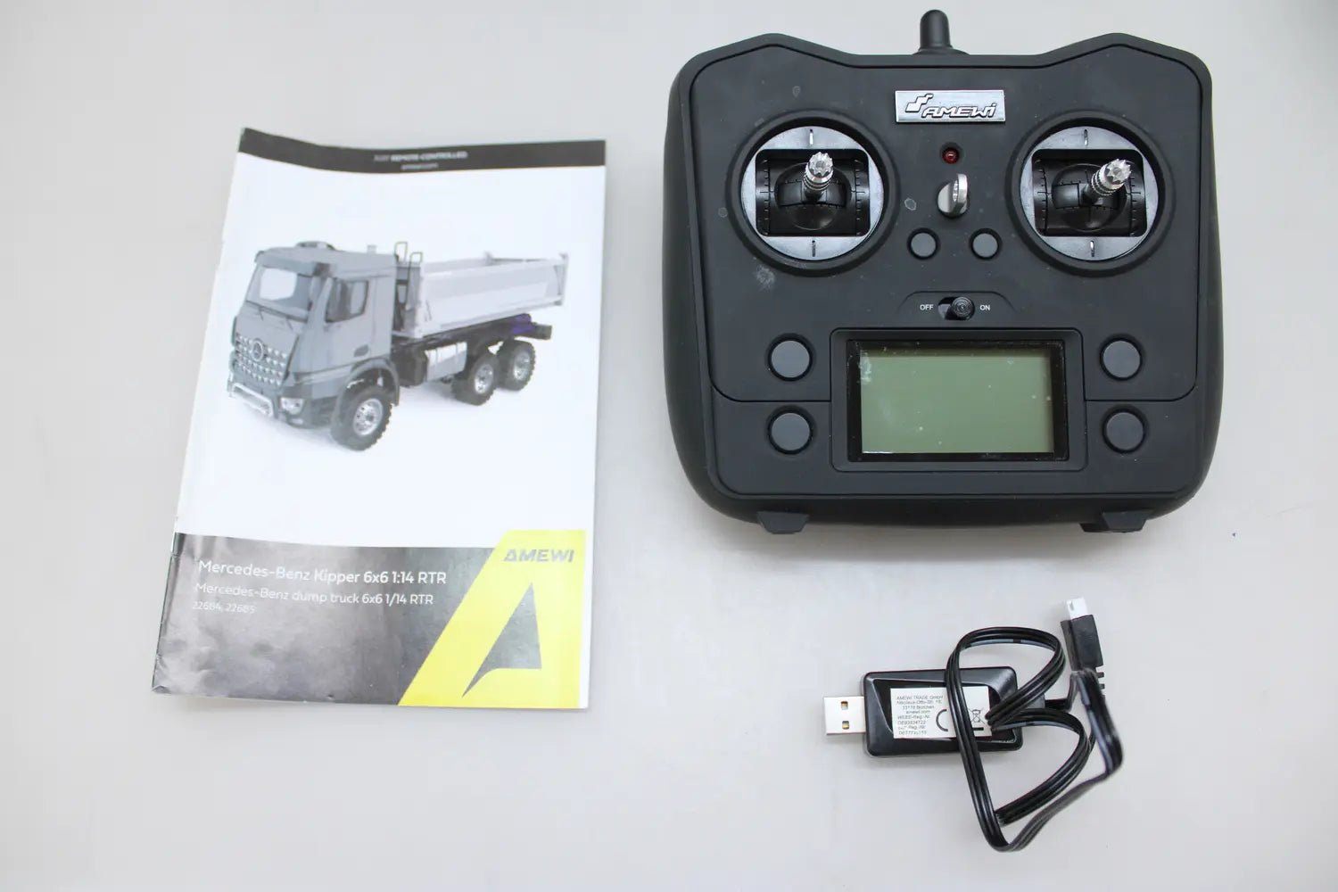 B-Ware Mercedes Benz Arocs Kipper Rc Lkw Modell 1:14 Rtr Fernsteuerung Siehe Text/Foto - 4262408976431