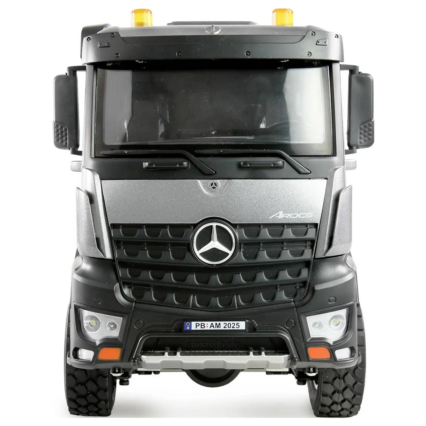 D-Ware Amewi Mercedes Benz Arocs Kipper Rc Lkw Modell 1:14 Rtr 6x6 Grau Defektware - 4262408976431