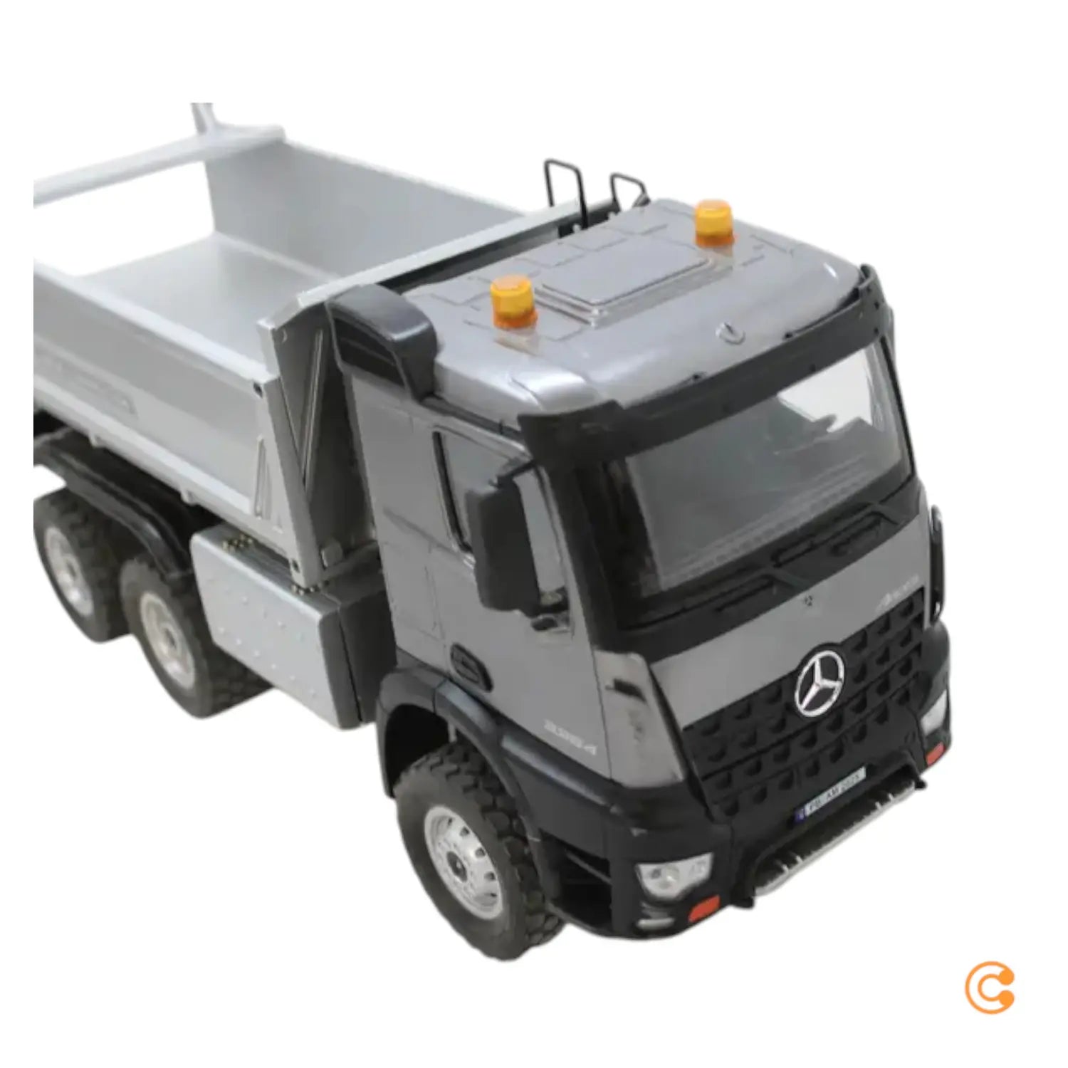 B-Ware Mercedes Benz Arocs Kipper Rc Lkw Modell 1:14 Rtr 6x6 Grau Siehe Text/Foto - 4262408976431