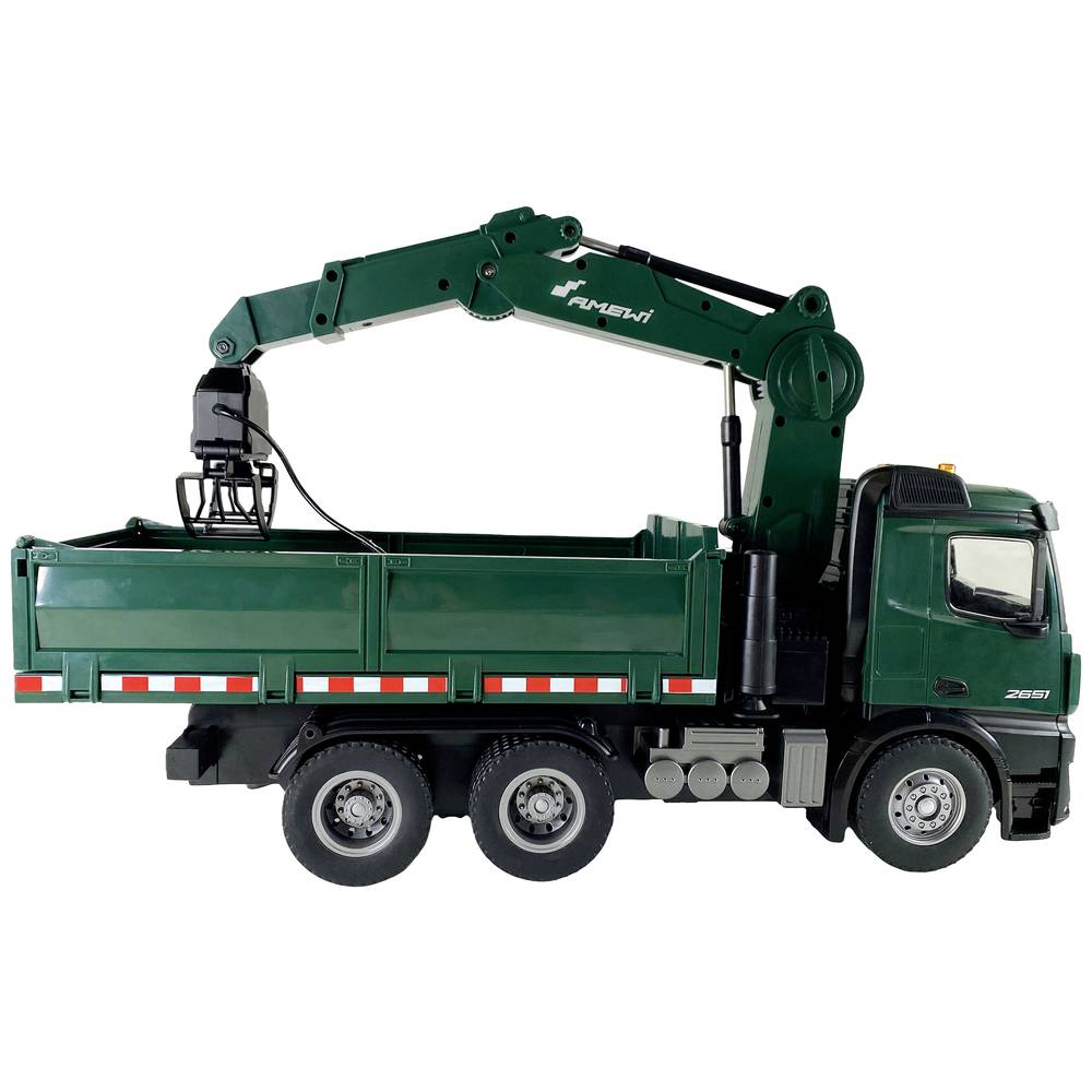 Amewi 22568 Arocs Kranwagen 1:14 Elektro RC Modell-LKW Modellauto RC Modell-Auto - 4260768510012