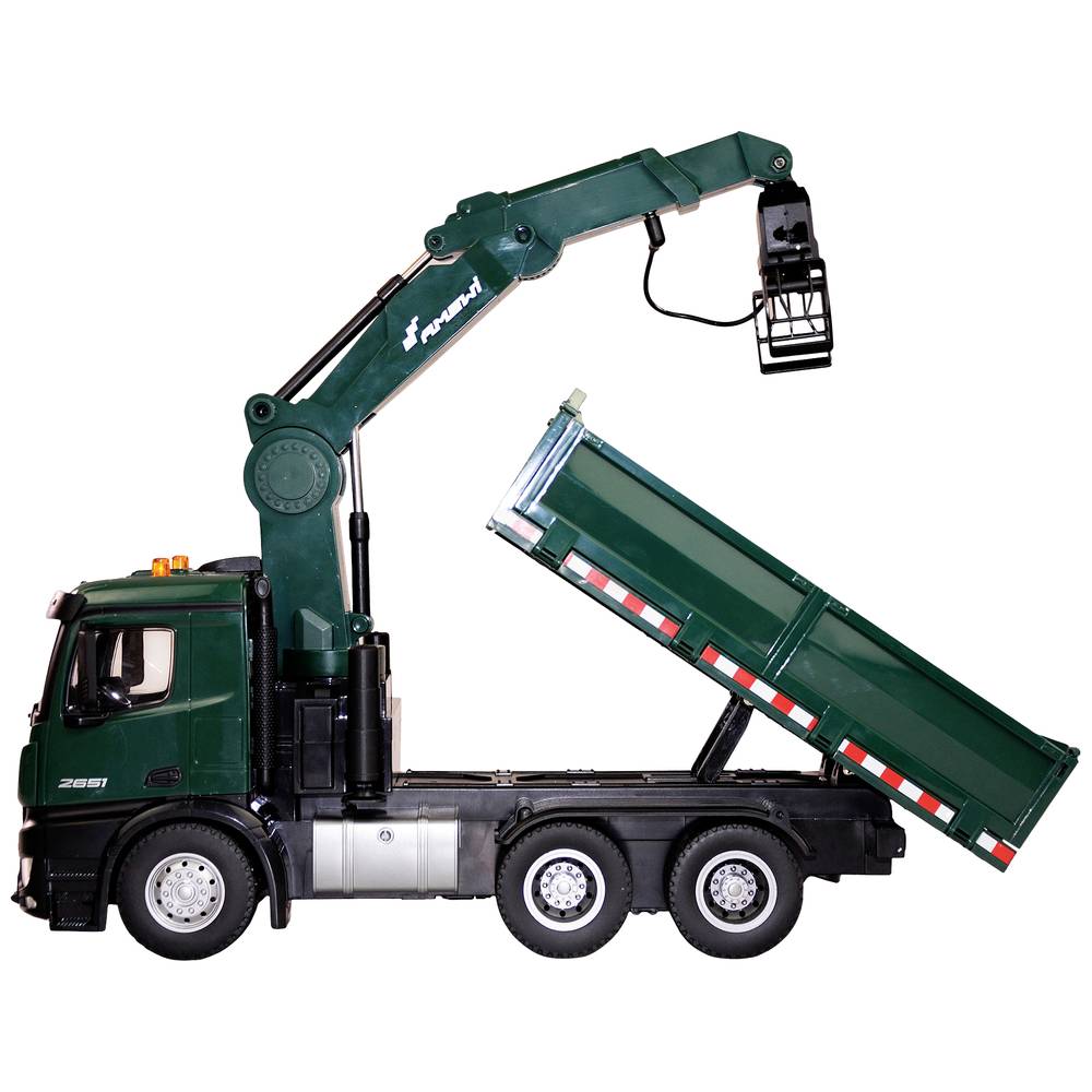 Amewi 22568 Arocs Kranwagen 1:14 Elektro RC Modell-LKW Modellauto RC Modell-Auto - 4260768510012