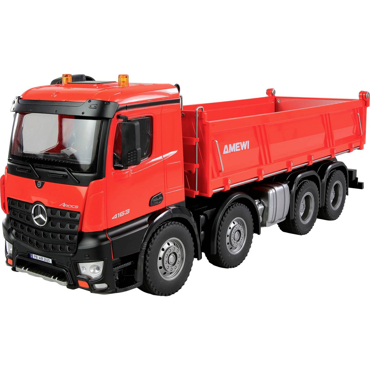 B-Ware Amewi Rc Lkw Modell Mercedes Benz Arocs 8x4 Kipper 118 Elektro Rt R Grau - 4262408979487