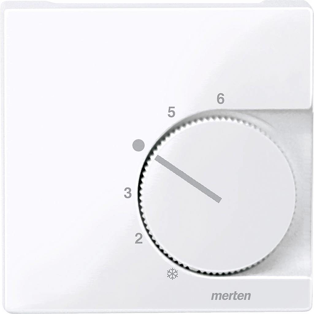 B-Ware Merten 534725 Frontabdeckung Raumthermostat Heizungssteuerung Lüftung 9 Stück - 4042811043827