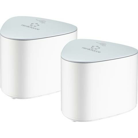 Renkforce 2er Pack Wlan Router Rf Wmh 320 1000 M Bit/S Bis 500 M² Ethernet Weiß B-Ware - 4064161149486