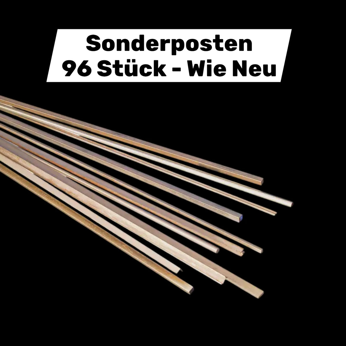 Reely Messing Rundprofil Stab Metallprofil Messing 2 2mm Durchmesser 96 STÜCK - 2050000675591