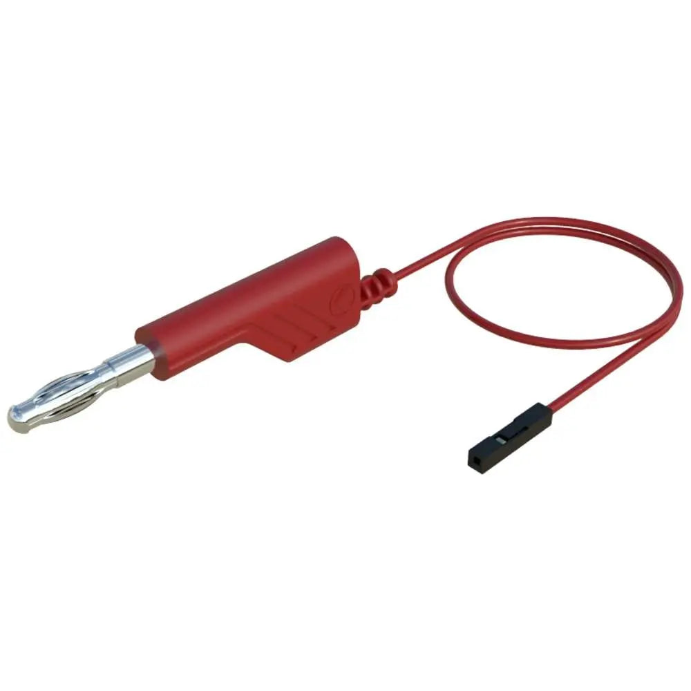 B-Ware Hirschmann Messleitung Prüfkabel 3 A Lamellenstecker 4 Mm Buchse 0,64 Mm Rot 1 M - 2050000001697