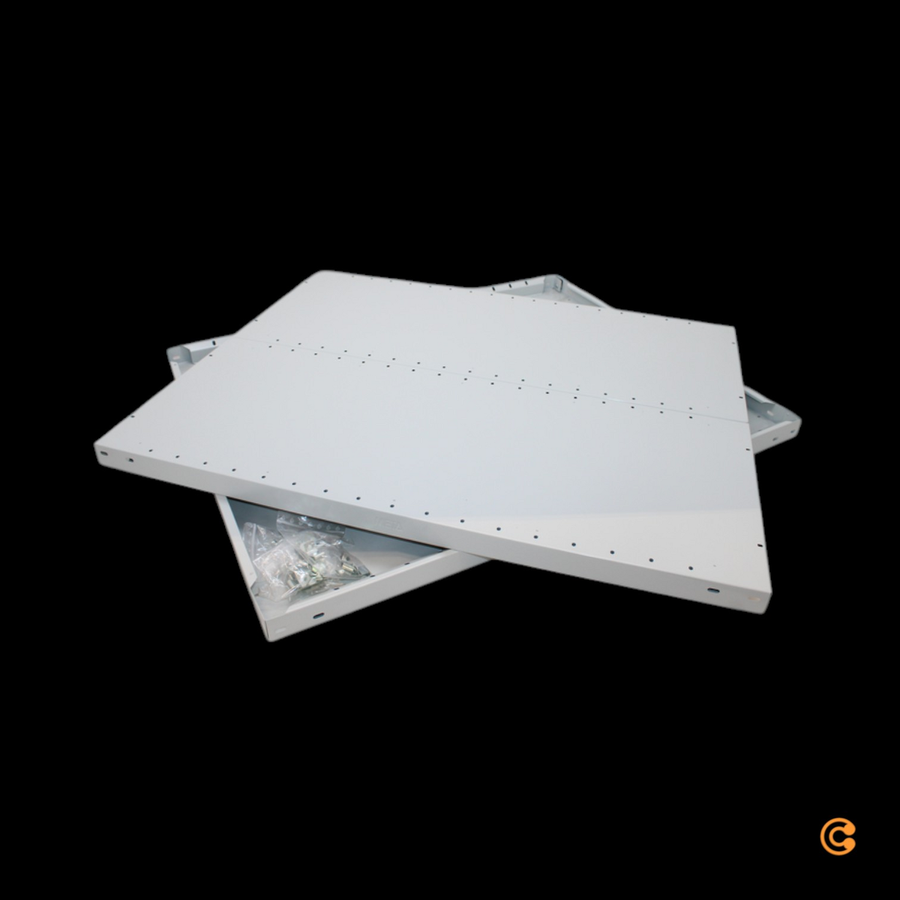 Meta Zusatzboden Clip 100 Regalboden Fachboden 1000 X 400 Mm Lichtgrau  B-Ware - 4026212088342