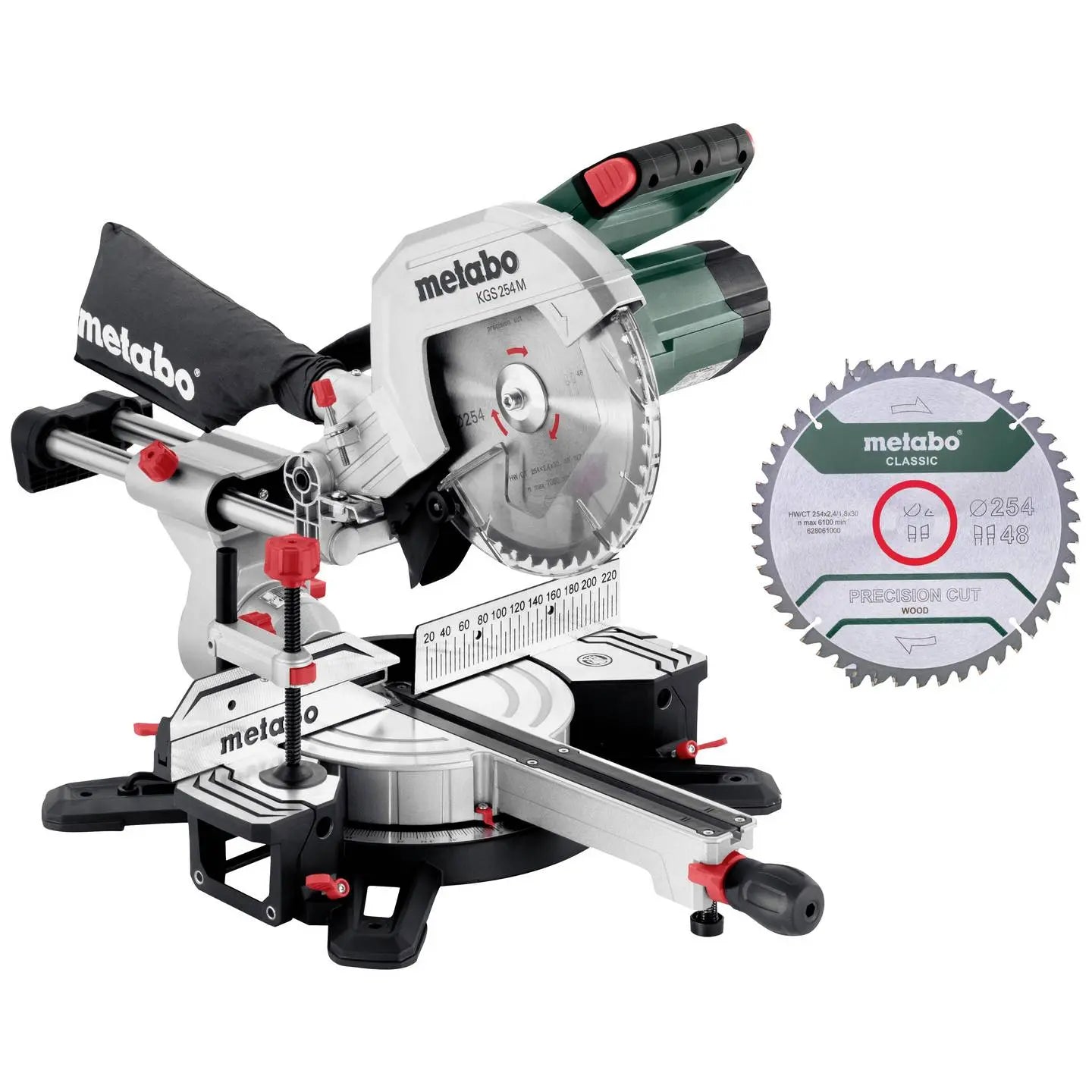 B-Ware Metabo Kappsäge Gehrungssäge Zugfunktion Sägeblatt Holz Mobil Präzision 254 Mm - 4061792225923