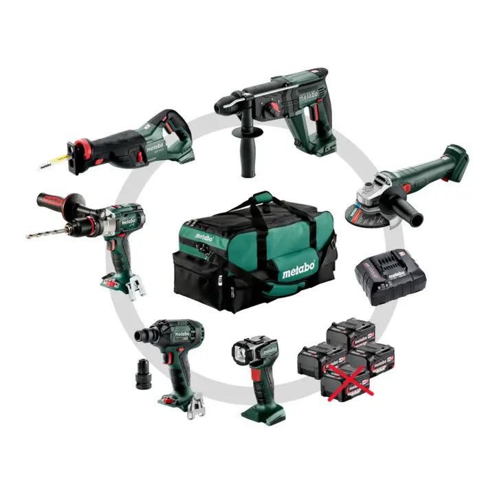 Metabo Akku Combo Set Bauhandwerk Werkzeugset 6.1 Sb 18 Ltx Kh Siehe Text/Foto B-Ware - 4061792224605