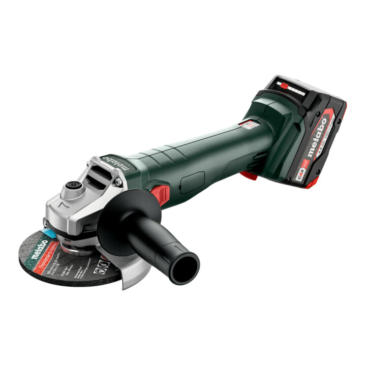Metabo Akku Winkelschleifer Schleifgerät 18 V 125mm 4 Ah Meta Box 165 L Akkupack B-Ware - 4061792231115