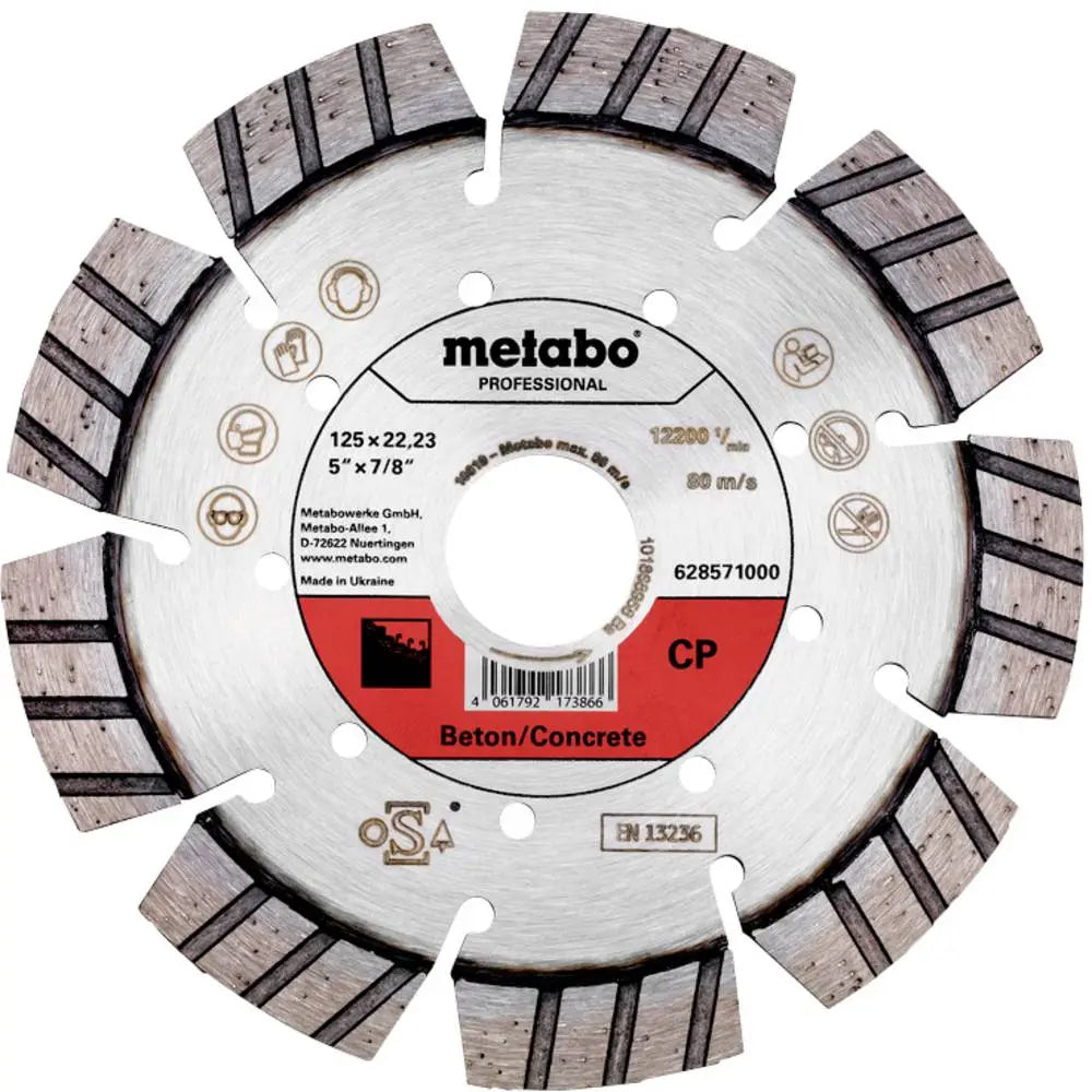 B-Ware Dia Ts Trennscheibe Scheibe 125x2223mm Cp Beton Professional - 4061792173866