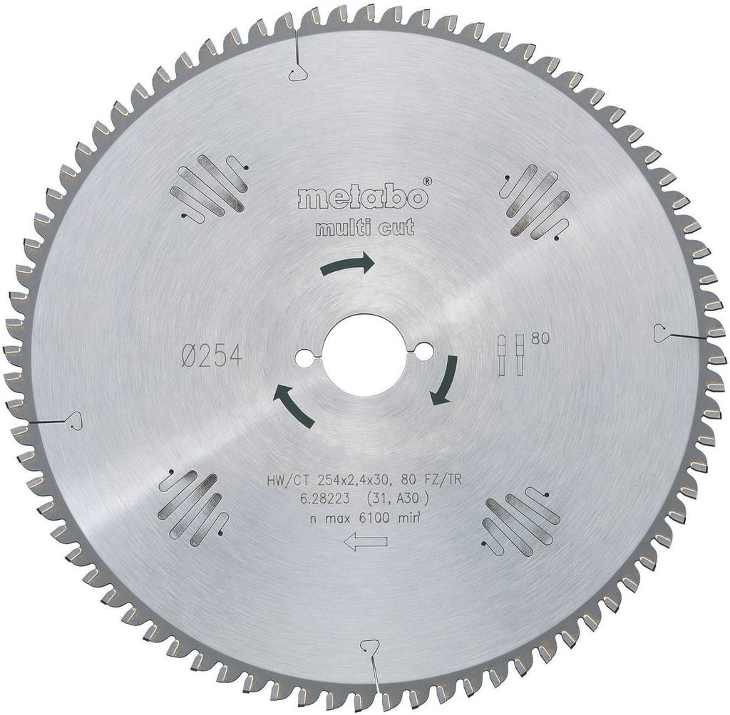 B-Ware Metabo Hw/Ct 216 X30 60 Fz/Tr5 628083000 Hartmetall Kreissägeblatt 216x30x1.8 Mm - 4007430176509