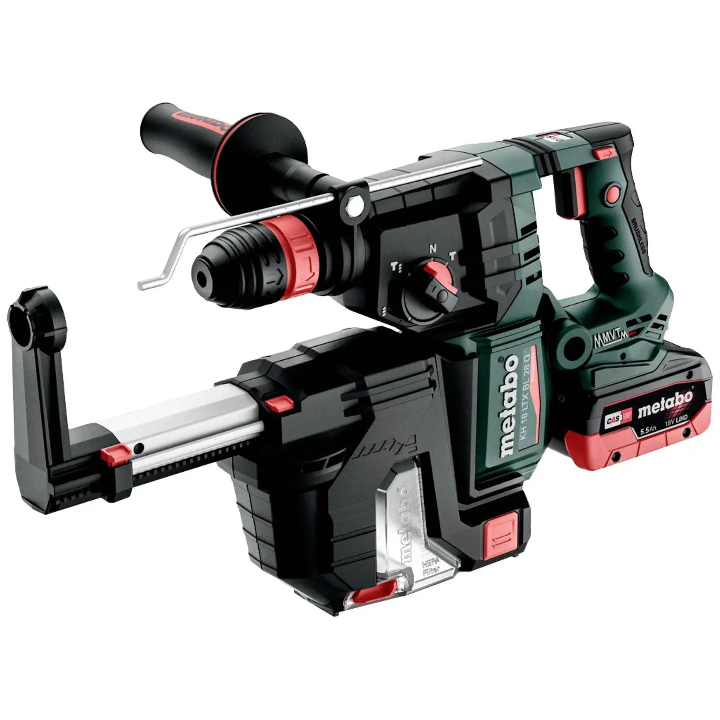 B-Ware Metabo Akku Hammer Bohrhammer Kh 18 Ltx Bl 28 Q Set Staubabsaugung Sds Plus - 4061792218642