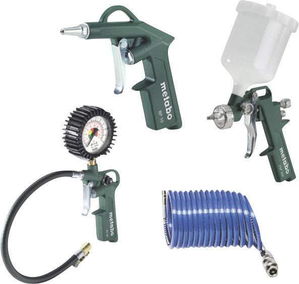 Metabo Lpz 4 Set Druckluft Werkzeugset 4 Teilig Grün Schwarz Blau B-Ware - 4007430246332