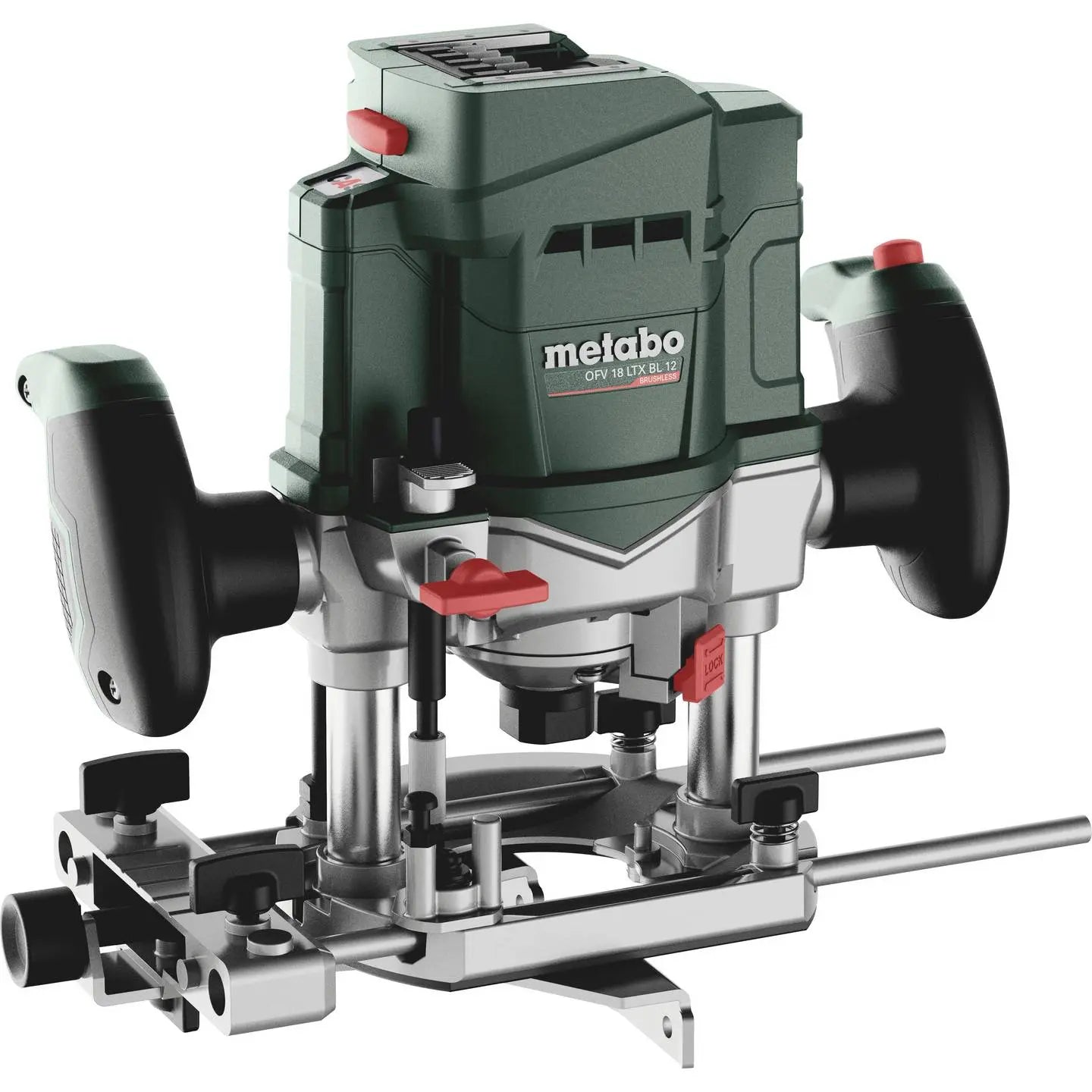 B-Ware Metabo Oberfräse Fräse Akku Brushless Motor Parallelanschlag Absaugadapter Set - 4061792257344