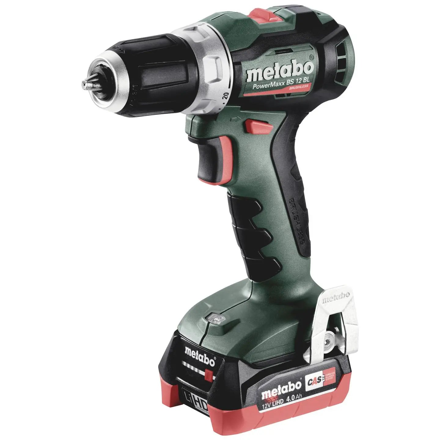 B-Ware Metabo Akku Bohrschrauber Schrauber Power Maxx Bs 12 Bl Set Mit Ladegerät 2 Akkus