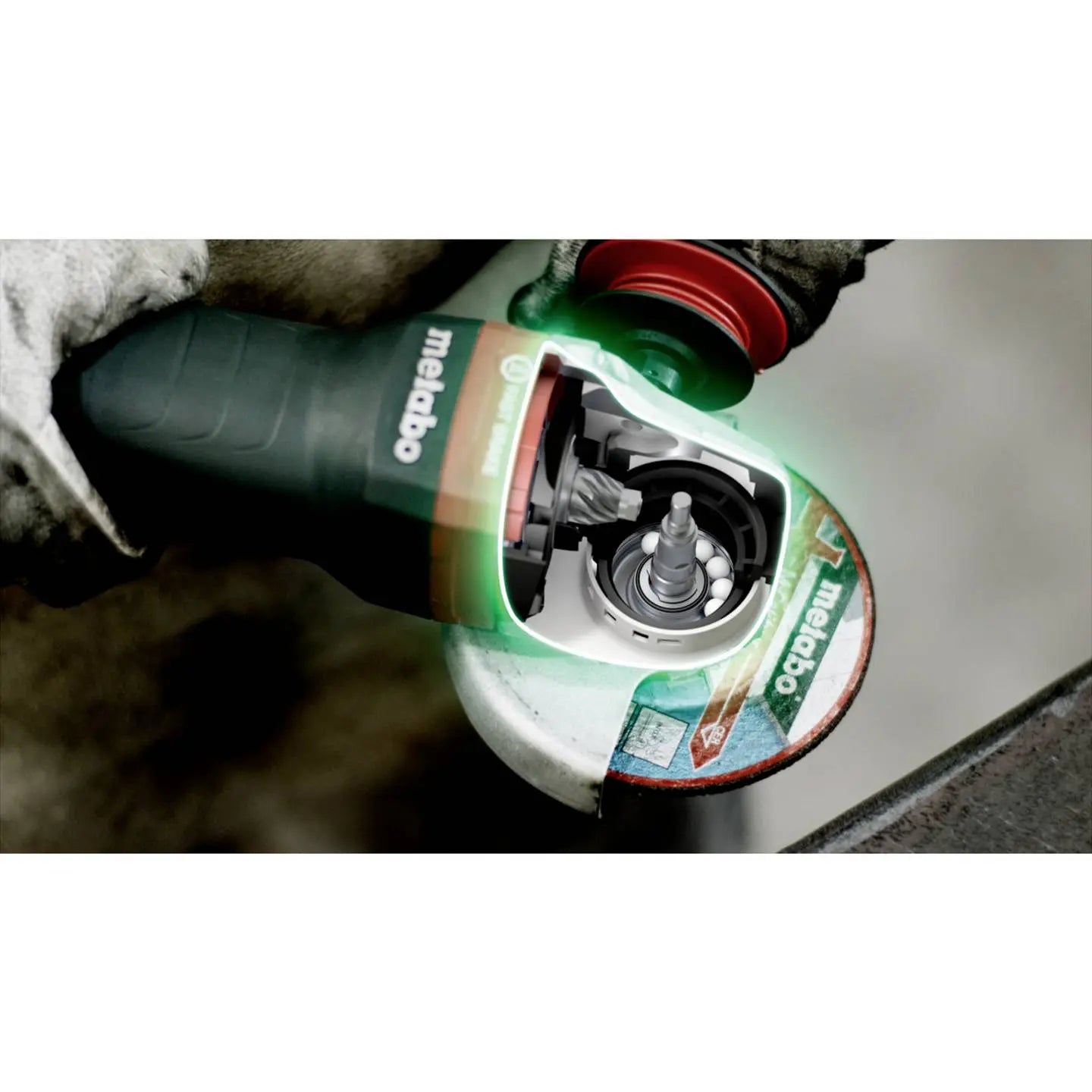 B-Ware Metabo Winkelschleifer Trennschleifer M Brush Wepba 19 150 Q Ds Zusatzhandgr55 - 4061792224858