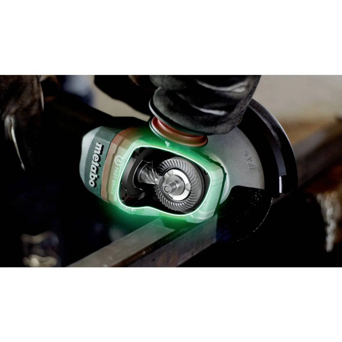 B-Ware Metabo Winkelschleifer Trennschleifer M Brush Wepba 19 150 Q Ds Zusatzhandgr55 - 4061792224858