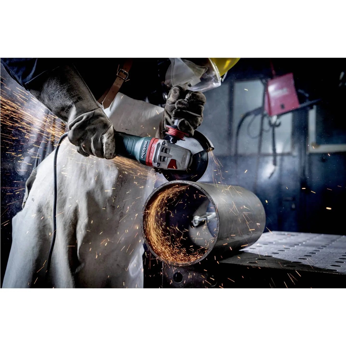 B-Ware Metabo Winkelschleifer Trennschleifer M Brush Wepba 19 150 Q Ds Zusatzhandgr55 - 4061792224858