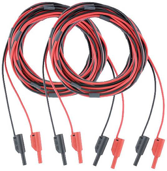 Metrel Sicherheitsmessleitungsset Kabel Schwarz 10m Bananenstecker Stecker B-Ware - 3831063420095