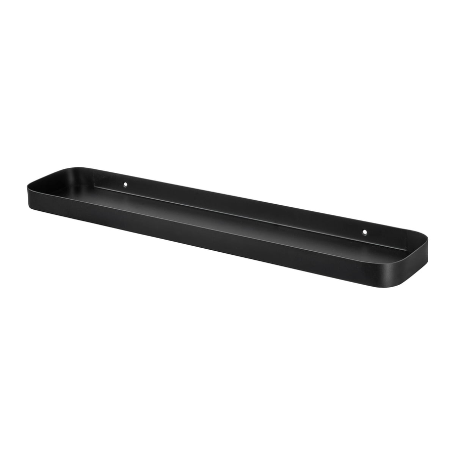 Mette Ditmer Badablage Regal Ablage Metall Schwarz 52 Cm Wandregal Badregal  B-Ware - 5706241947788